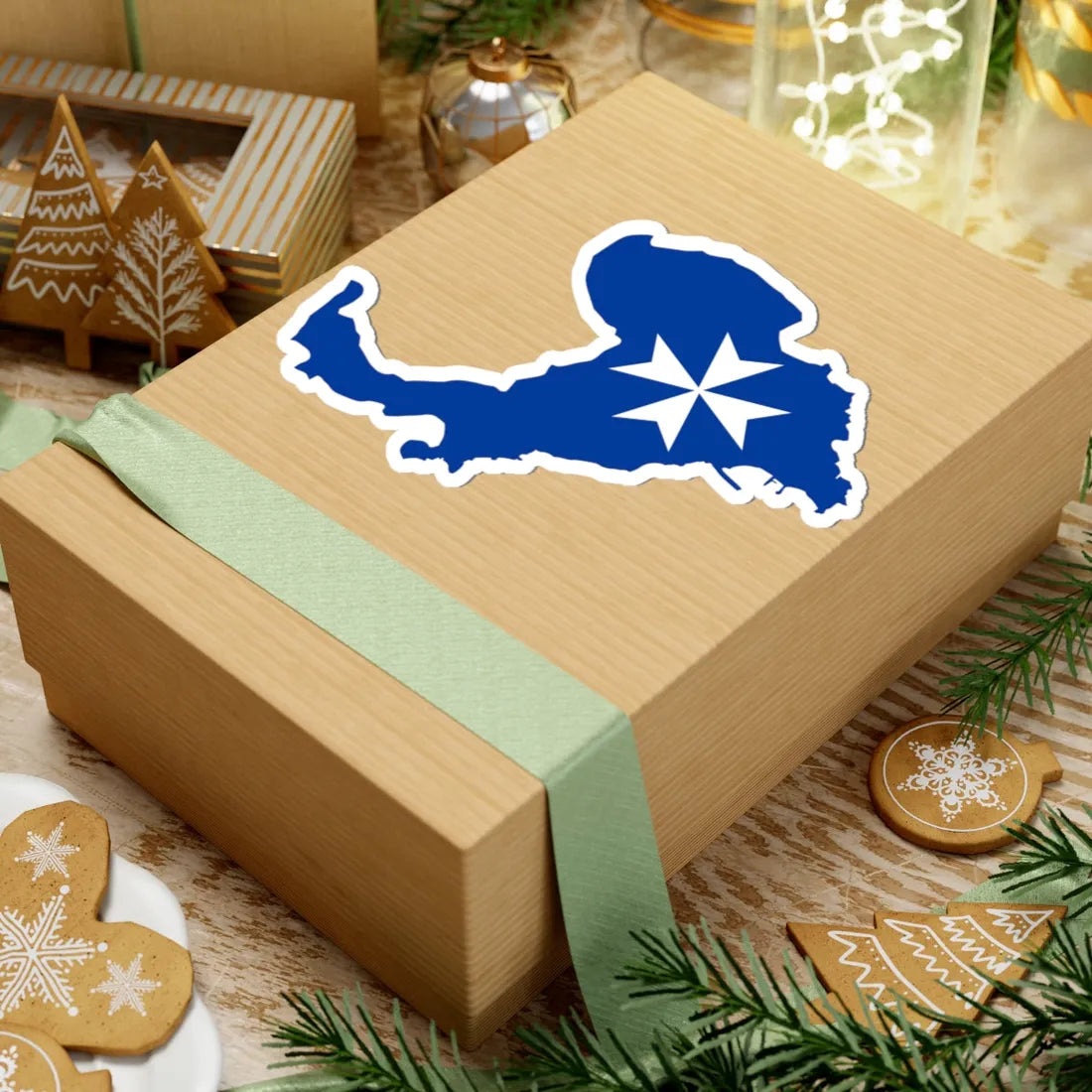 Flag map of Amalfi (Italy) STICKER Vinyl Kiss-Cut Decal - The Sticker Space