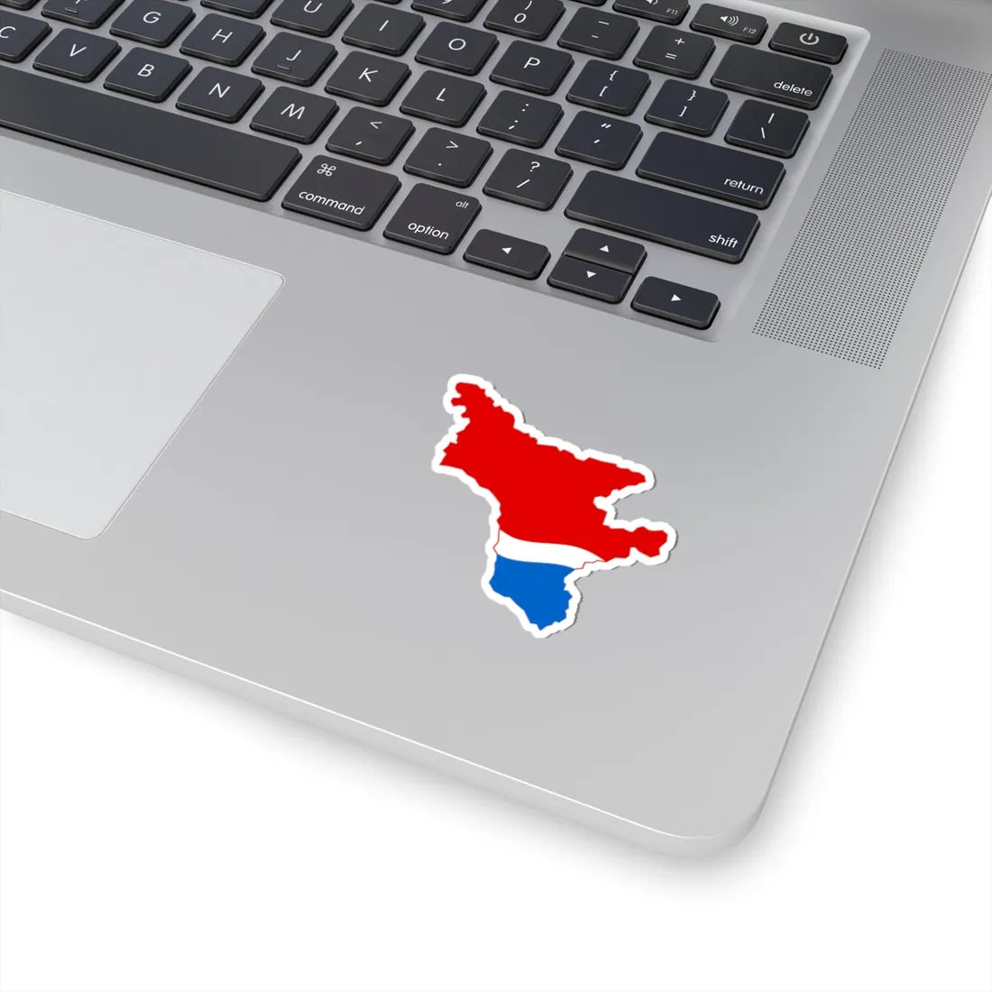 Flag-map of Amur Oblast (Russia) STICKER Vinyl Kiss-Cut Decal - The Sticker Space