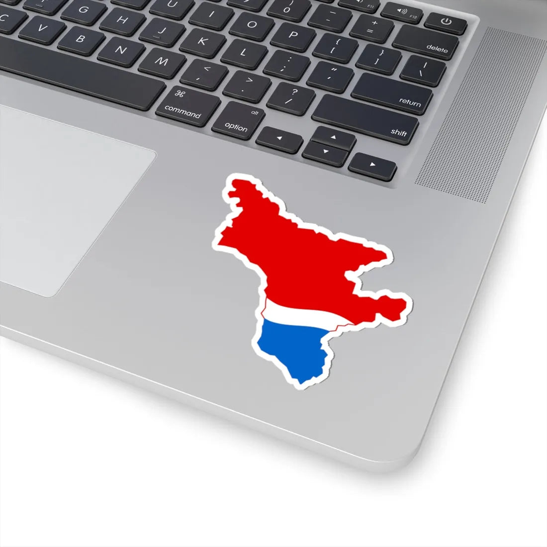 Flag-map of Amur Oblast (Russia) STICKER Vinyl Kiss-Cut Decal - The Sticker Space