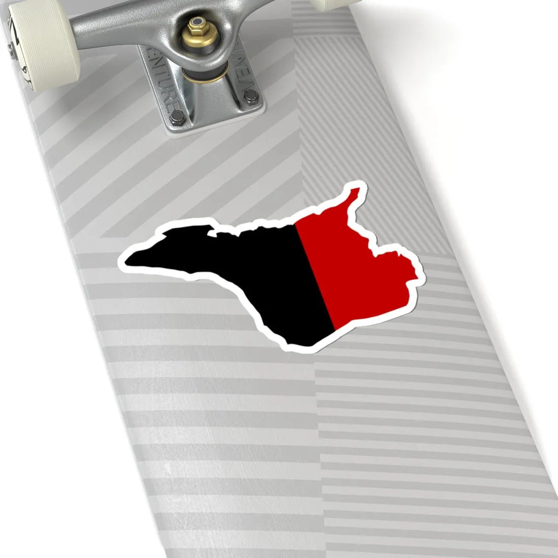 Flag map of Aosta (Italy) STICKER Vinyl Kiss-Cut Decal - The Sticker Space