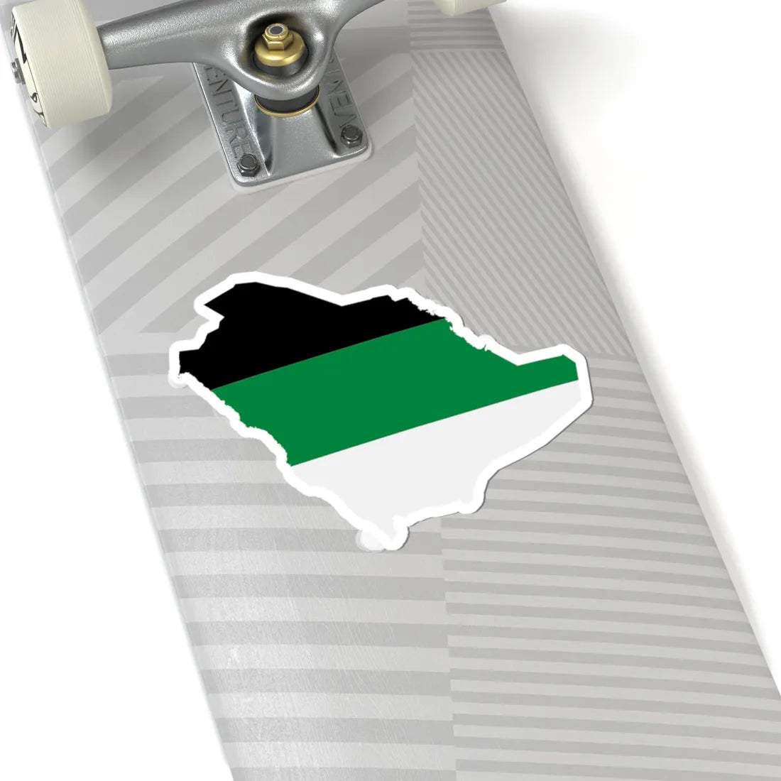 Flag map of Arabia (Saudi Arabia) STICKER Vinyl Kiss-Cut Decal - The Sticker Space