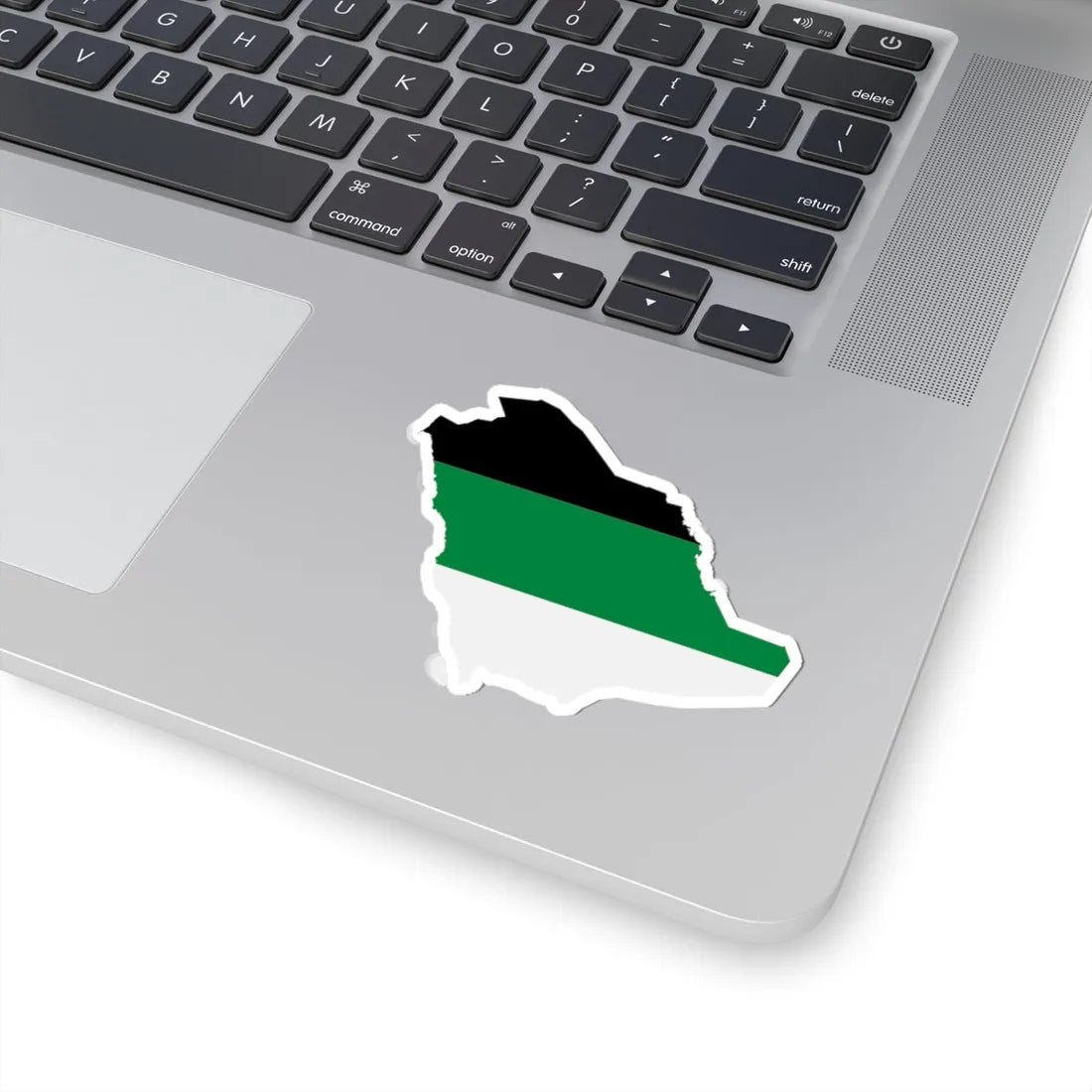 Flag map of Arabia (Saudi Arabia) STICKER Vinyl Kiss-Cut Decal - The Sticker Space