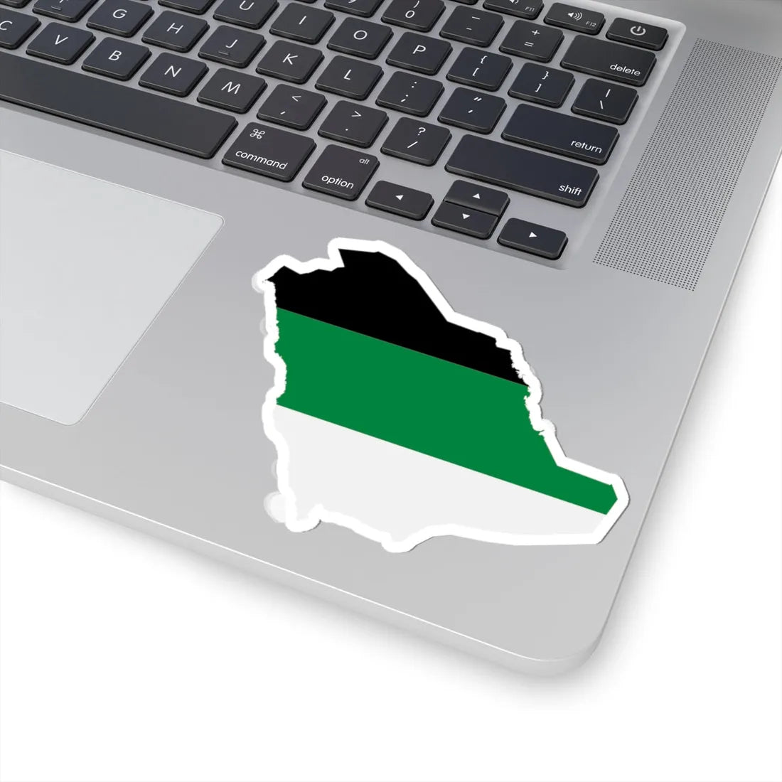 Flag map of Arabia (Saudi Arabia) STICKER Vinyl Kiss-Cut Decal - The Sticker Space