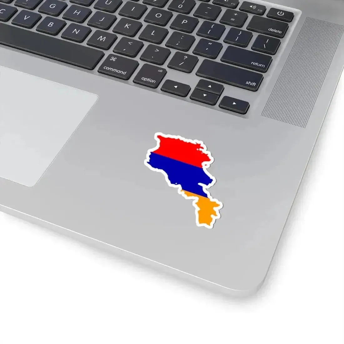 Flag map of Armenia (Armenia) STICKER Vinyl Kiss-Cut Decal - The Sticker Space