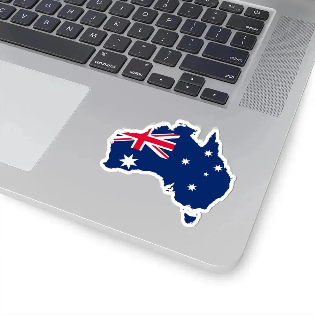 Flag-map of Australia (Australia) STICKER Vinyl Kiss-Cut Decal - The Sticker Space