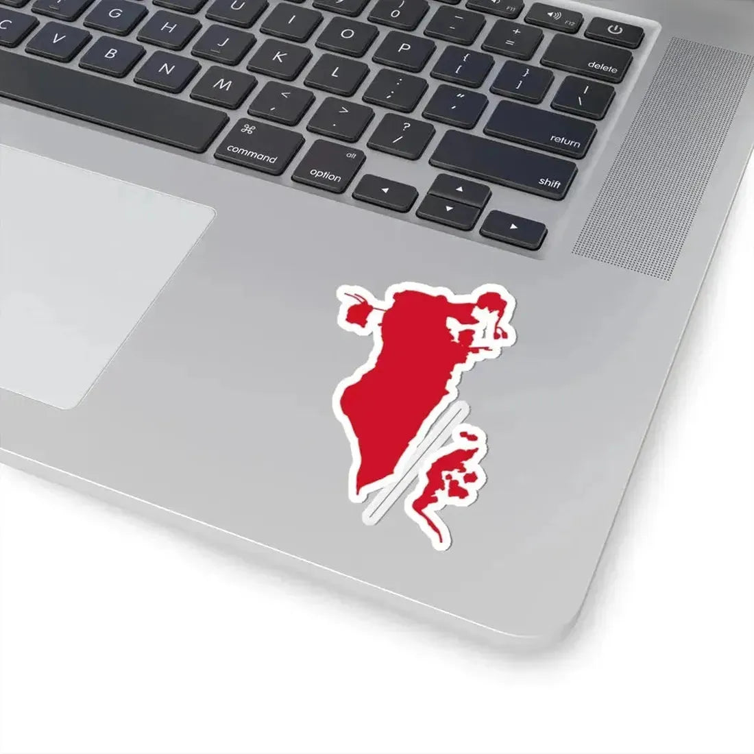 Flag-map of Bahrain before 1820 (Bahrain) STICKER Vinyl Kiss-Cut Decal - The Sticker Space