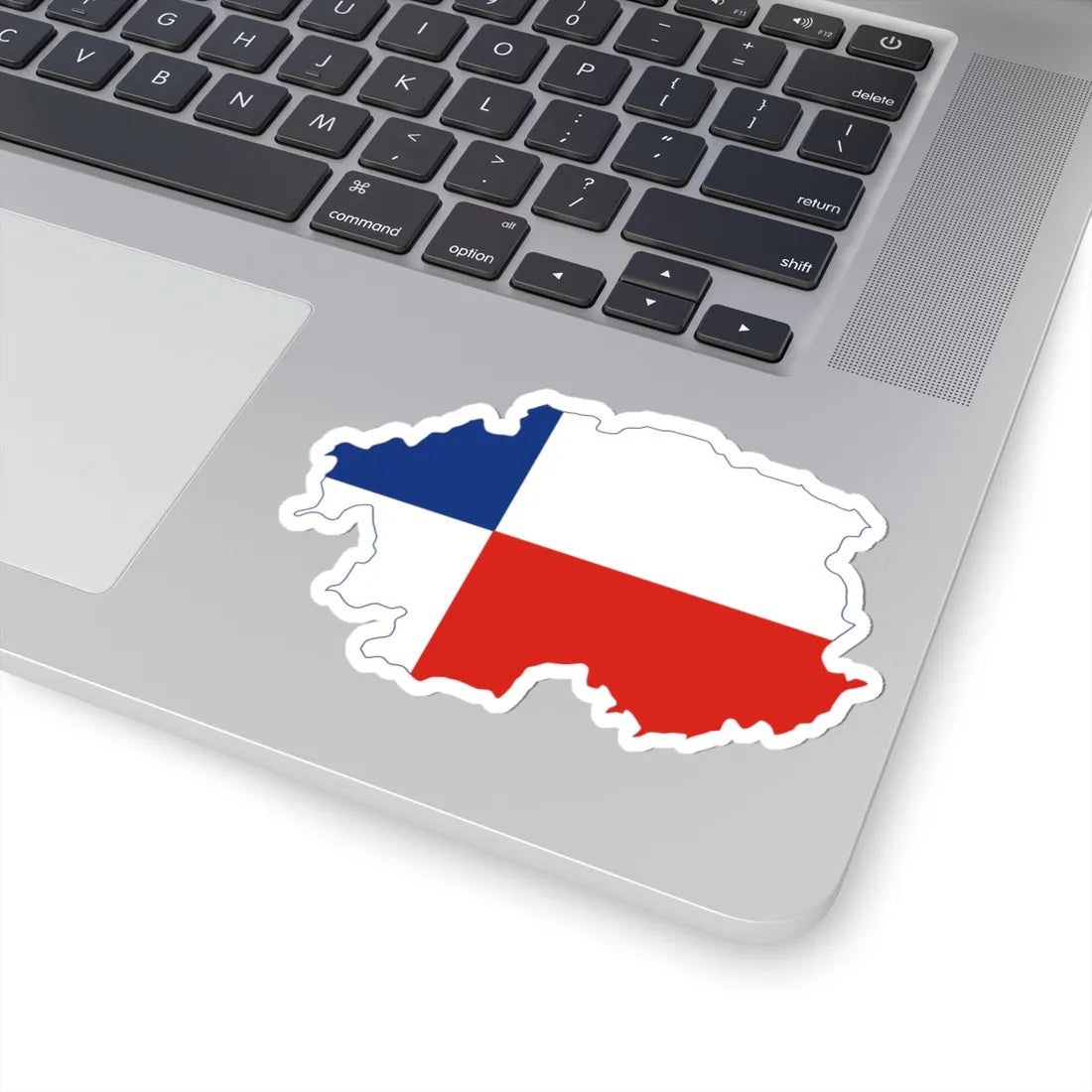 Flag Map Of Banska Bystrica (Slovakia) STICKER Vinyl Kiss-Cut Decal - The Sticker Space