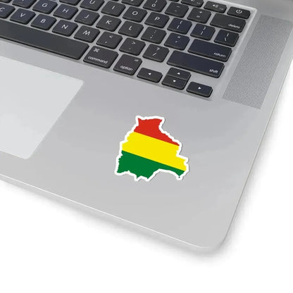 Flag-map of Bolivia (Bolivia) STICKER Vinyl Kiss-Cut Decal - The Sticker Space