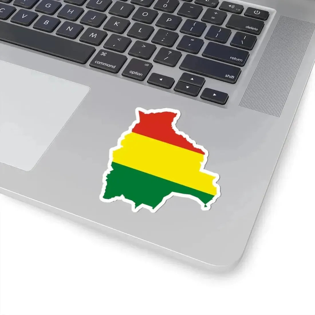 Flag-map of Bolivia (Bolivia) STICKER Vinyl Kiss-Cut Decal - The Sticker Space