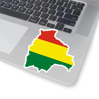 Flag-map of Bolivia (Bolivia) STICKER Vinyl Kiss-Cut Decal - The Sticker Space
