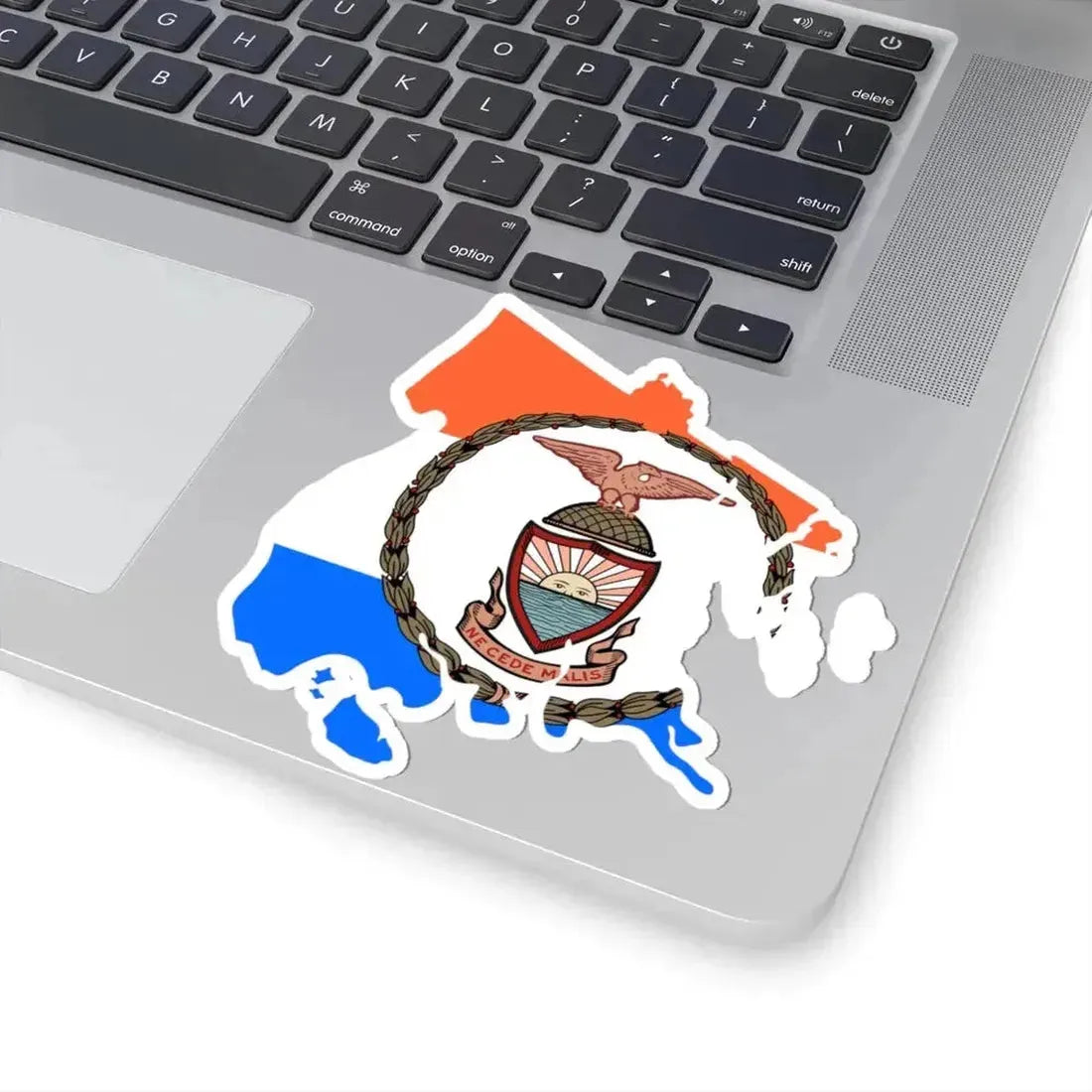 Flag-map of Bronx County New York (United States) STICKER Vinyl Kiss-Cut Decal - The Sticker Space