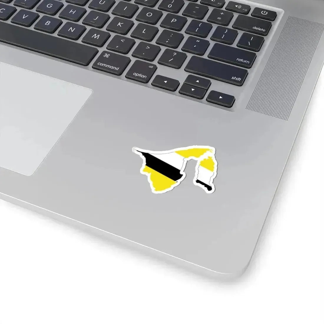 Flag-map of Brunei 1906-1959 (Brunei) STICKER Vinyl Kiss-Cut Decal - The Sticker Space