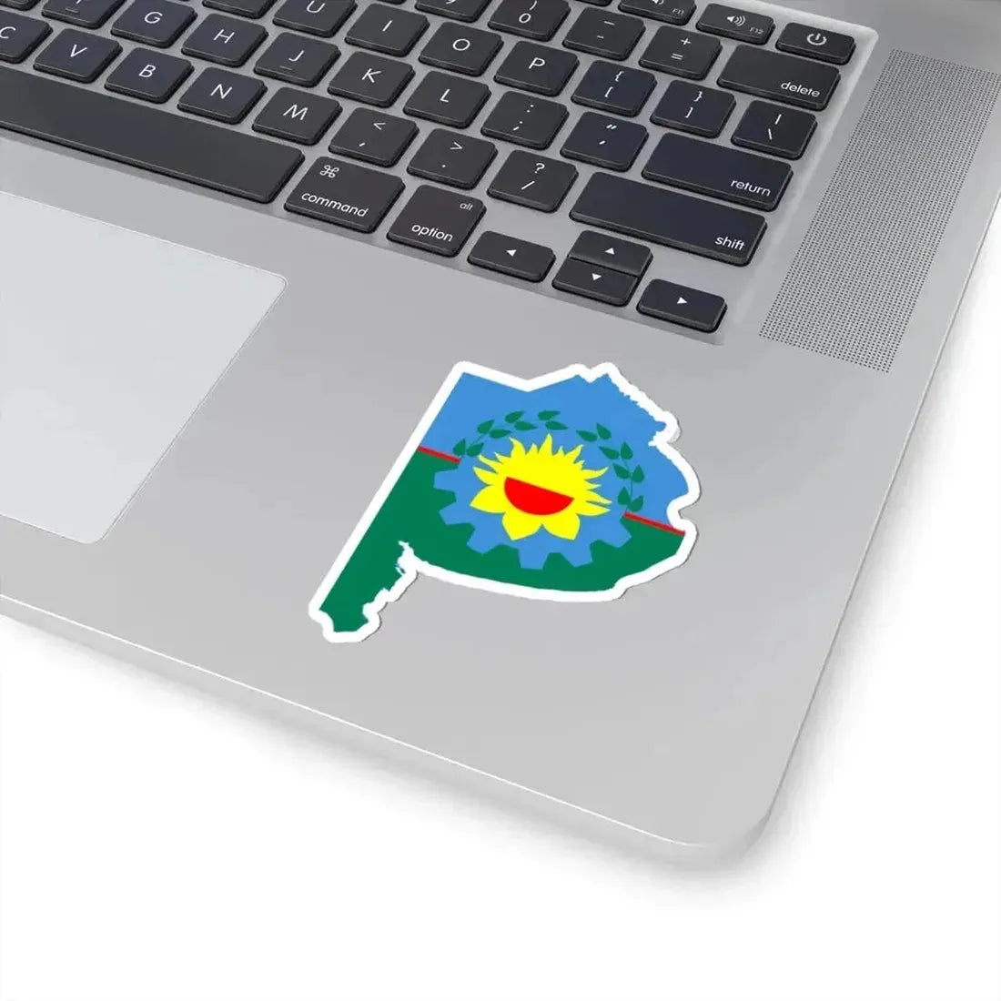 Flag-map of Buenos Aires Province (Argentina) STICKER Vinyl Kiss-Cut Decal - The Sticker Space