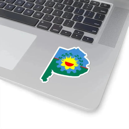 Flag-map of Buenos Aires Province (Argentina) STICKER Vinyl Kiss-Cut Decal - The Sticker Space