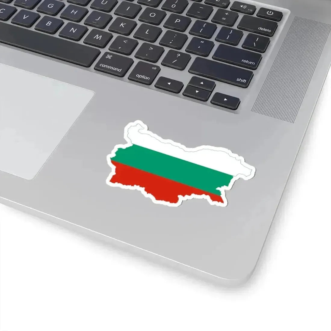 Flag-map of Bulgaria (Bulgaria) STICKER Vinyl Kiss-Cut Decal - The Sticker Space