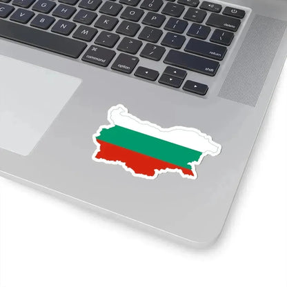 Flag-map of Bulgaria (Bulgaria) STICKER Vinyl Kiss-Cut Decal - The Sticker Space