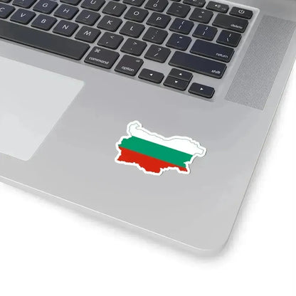 Flag map of Bulgaria (Bulgaria) STICKER Vinyl Kiss-Cut Decal - The Sticker Space