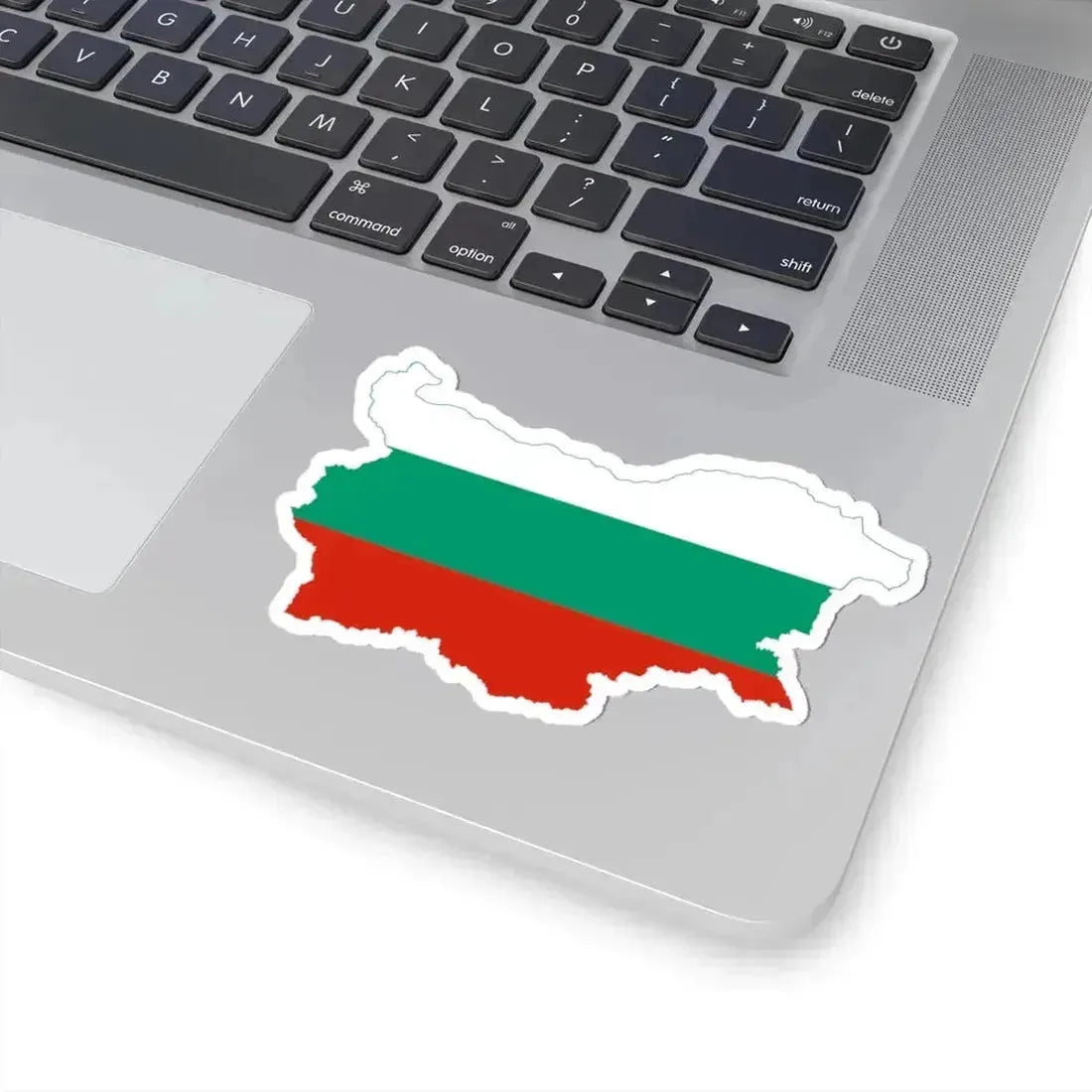 Flag-map of Bulgaria (Bulgaria) STICKER Vinyl Kiss-Cut Decal - The Sticker Space