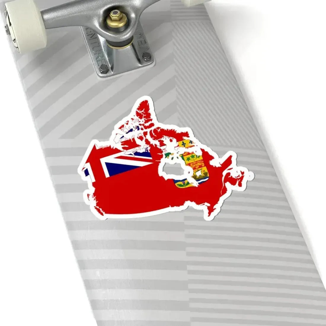 Flag map of Canada 1868-1921 (Canada) STICKER Vinyl Kiss-Cut Decal - The Sticker Space