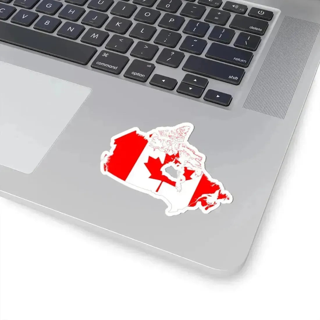 Flag-map of Canada (Canada) STICKER Vinyl Kiss-Cut Decal - The Sticker Space