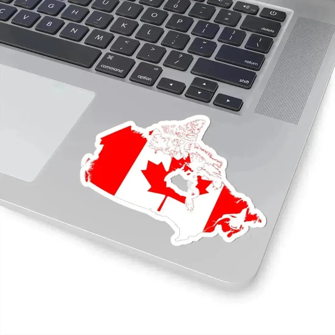 Flag-map of Canada (Canada) STICKER Vinyl Kiss-Cut Decal - The Sticker Space