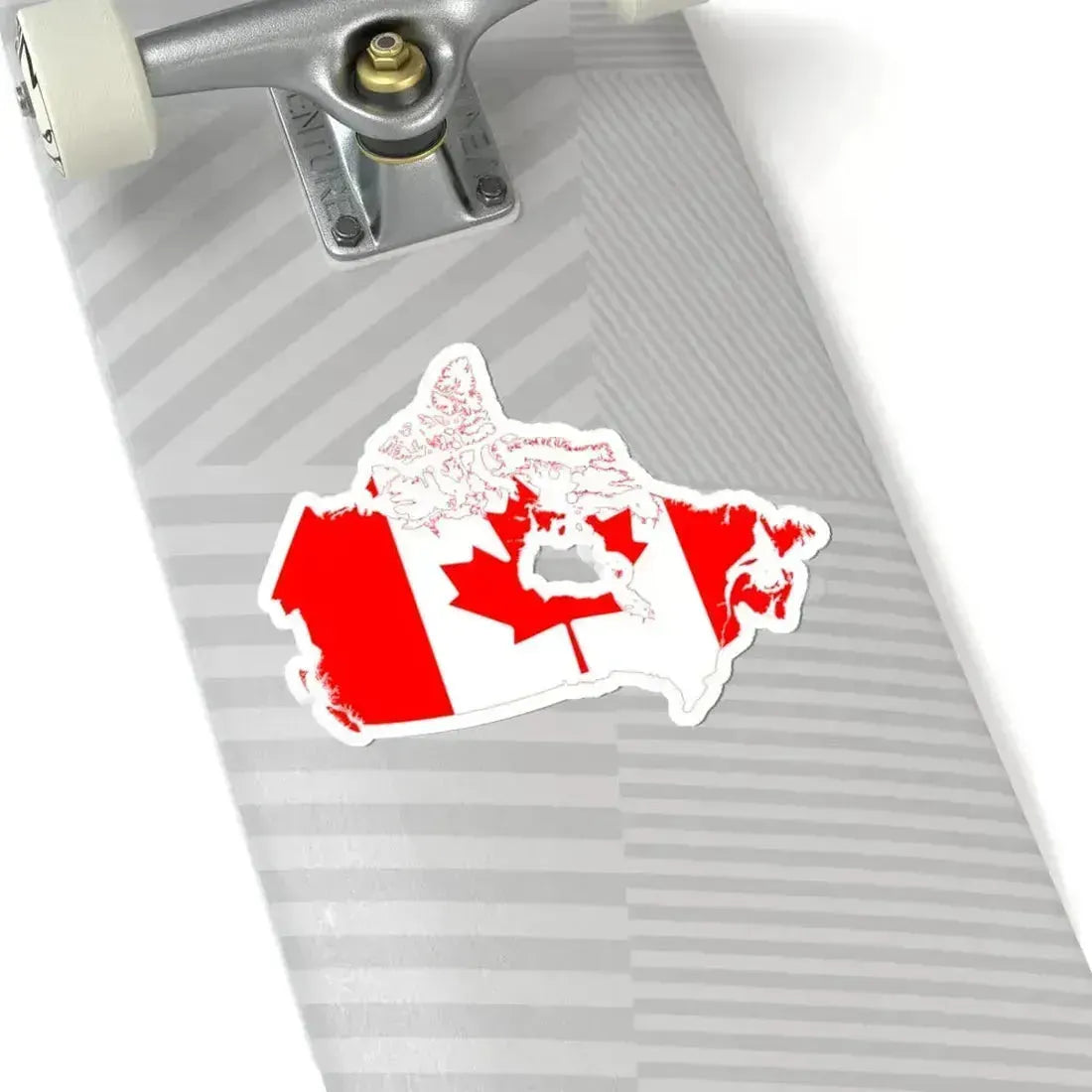Flag-map of Canada (Canada) STICKER Vinyl Kiss-Cut Decal - The Sticker Space