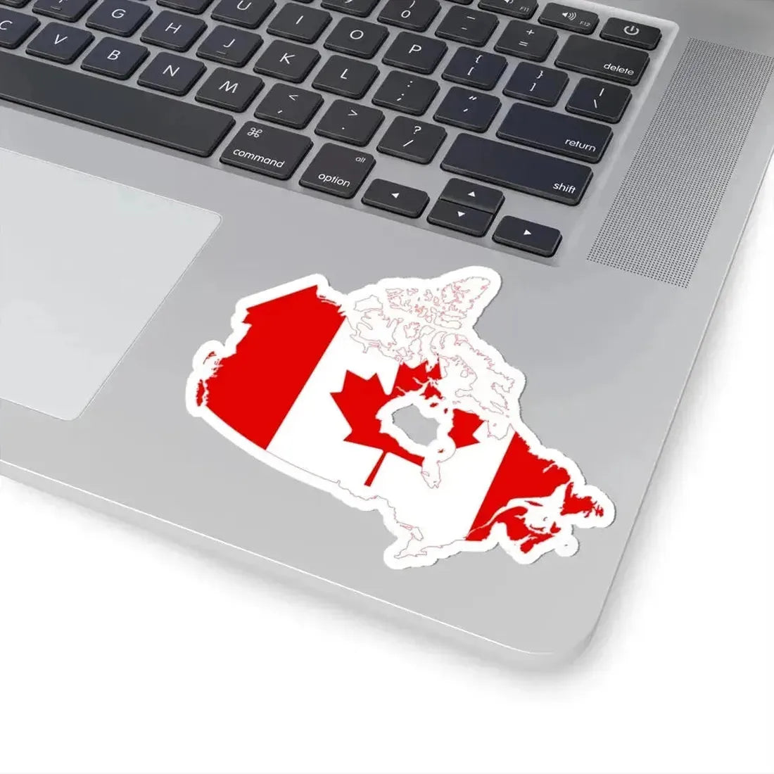 Flag map of Canada (Canada) STICKER Vinyl Kiss-Cut Decal - The Sticker Space