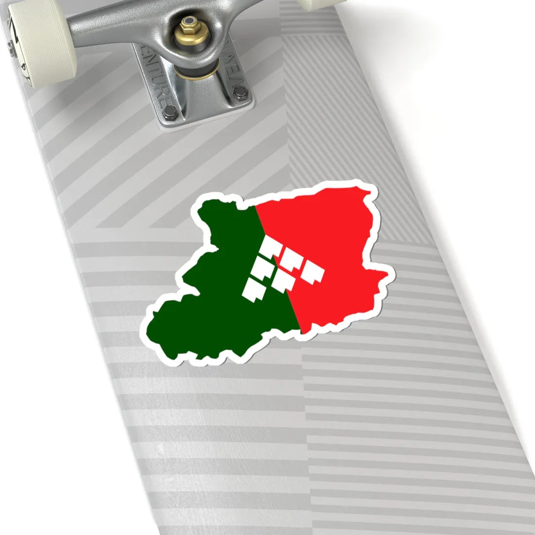 Flag map of Carnia (Italy) STICKER Vinyl Kiss-Cut Decal - The Sticker Space