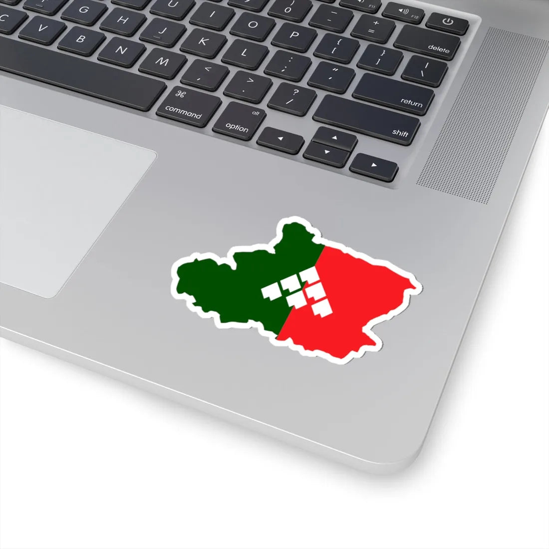 Flag map of Carnia (Italy) STICKER Vinyl Kiss-Cut Decal - The Sticker Space