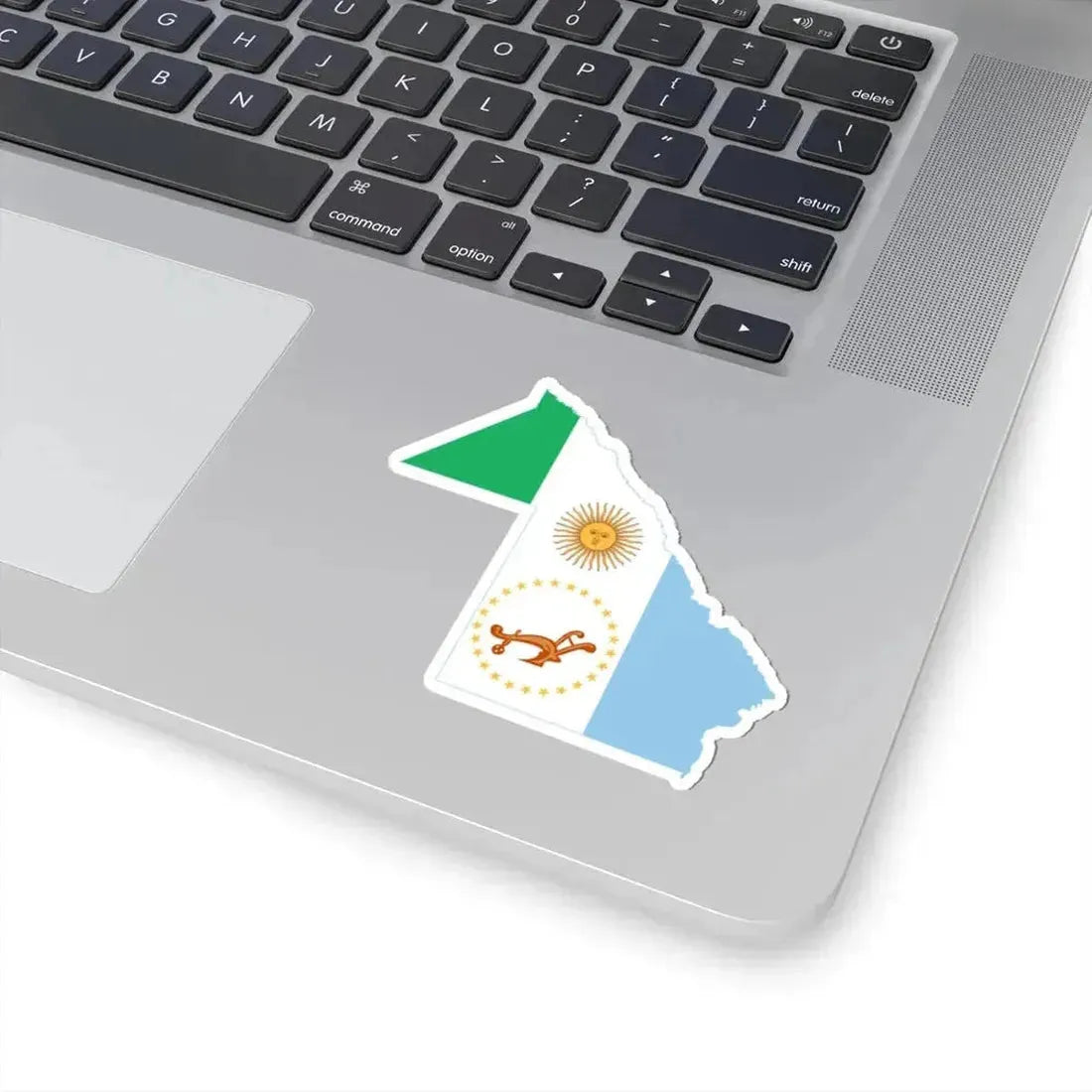 Flag-map of Chaco Province (Argentina) STICKER Vinyl Kiss-Cut Decal - The Sticker Space