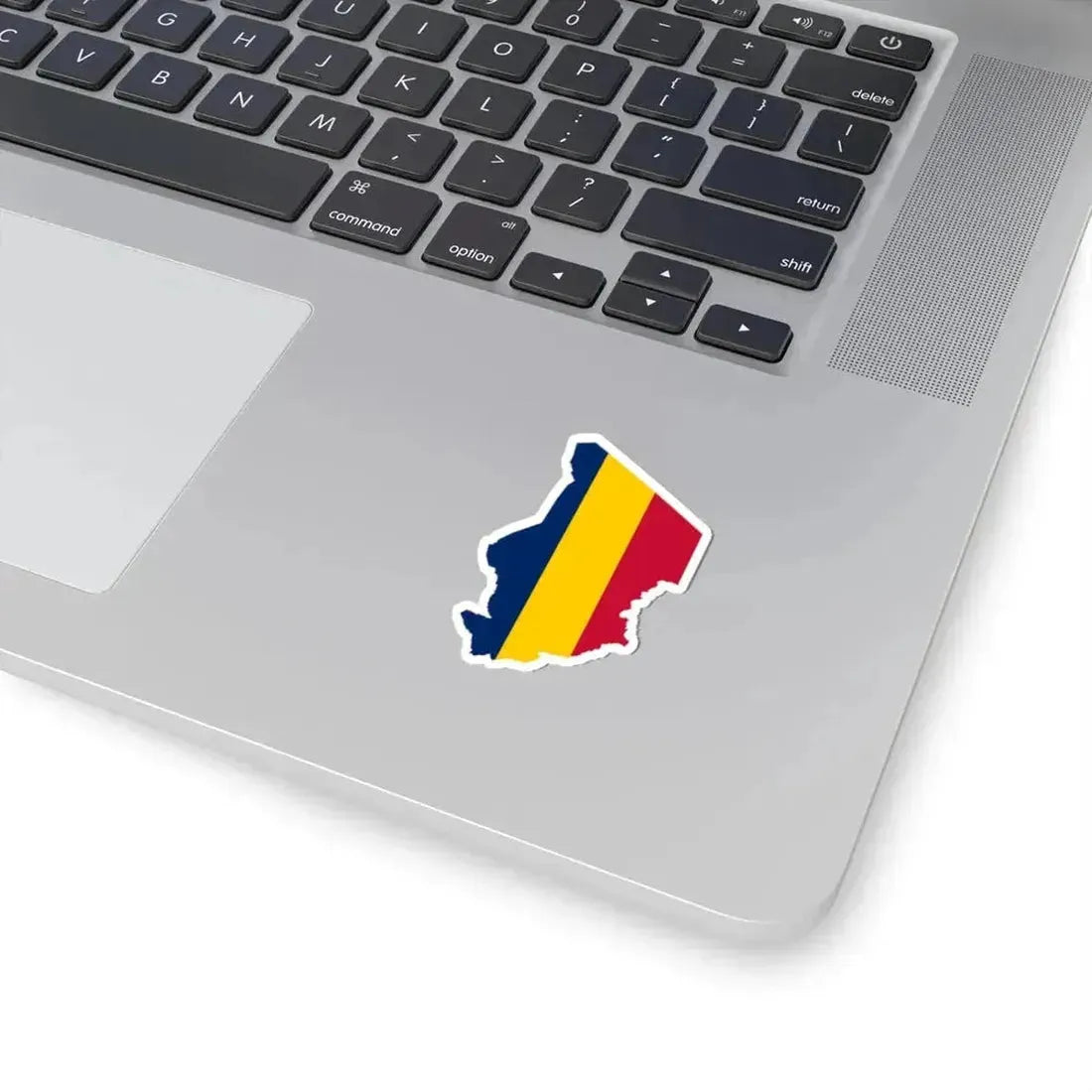 Flag map of Chad (Chad) STICKER Vinyl Kiss-Cut Decal - The Sticker Space