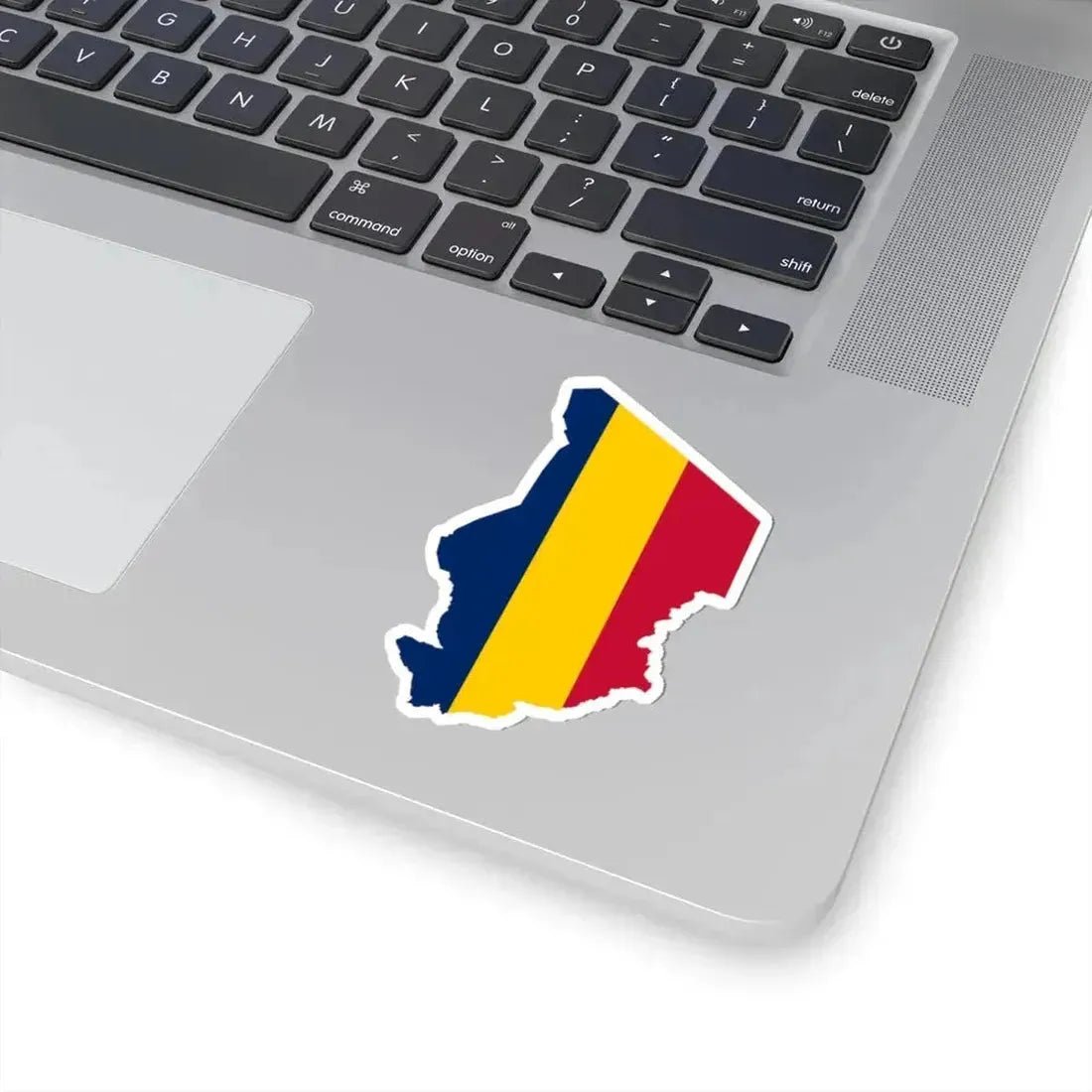 Flag map of Chad (Chad) STICKER Vinyl Kiss-Cut Decal - The Sticker Space