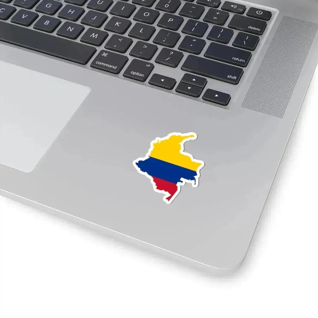 Flag-map of Colombia (Colombia) STICKER Vinyl Kiss-Cut Decal - The Sticker Space
