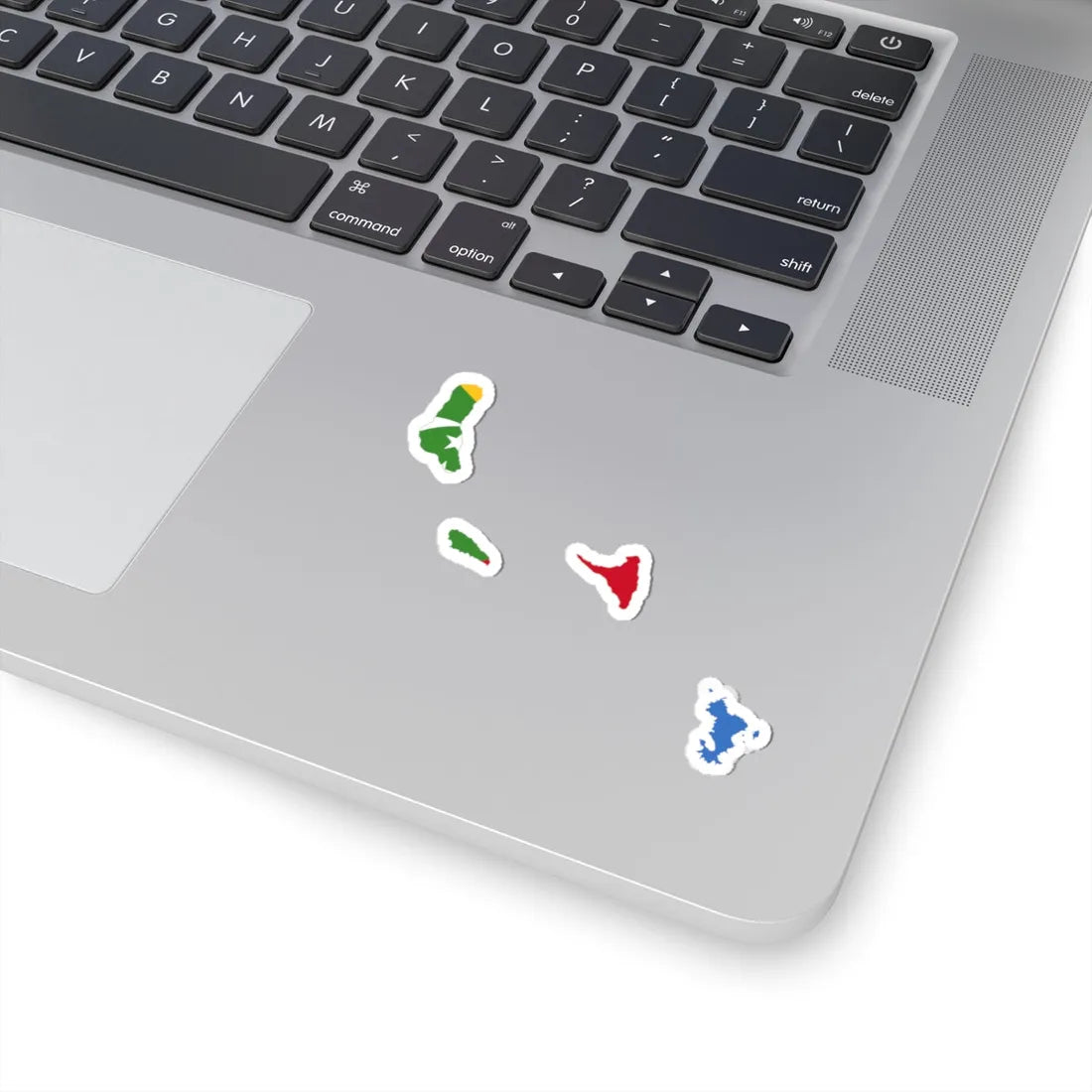 Flag map of Comoros united (Comoros) STICKER Vinyl Kiss-Cut Decal - The Sticker Space