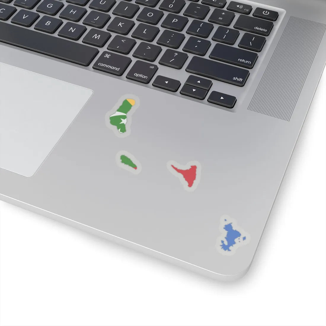 Flag map of Comoros united (Comoros) STICKER Vinyl Kiss-Cut Decal - The Sticker Space