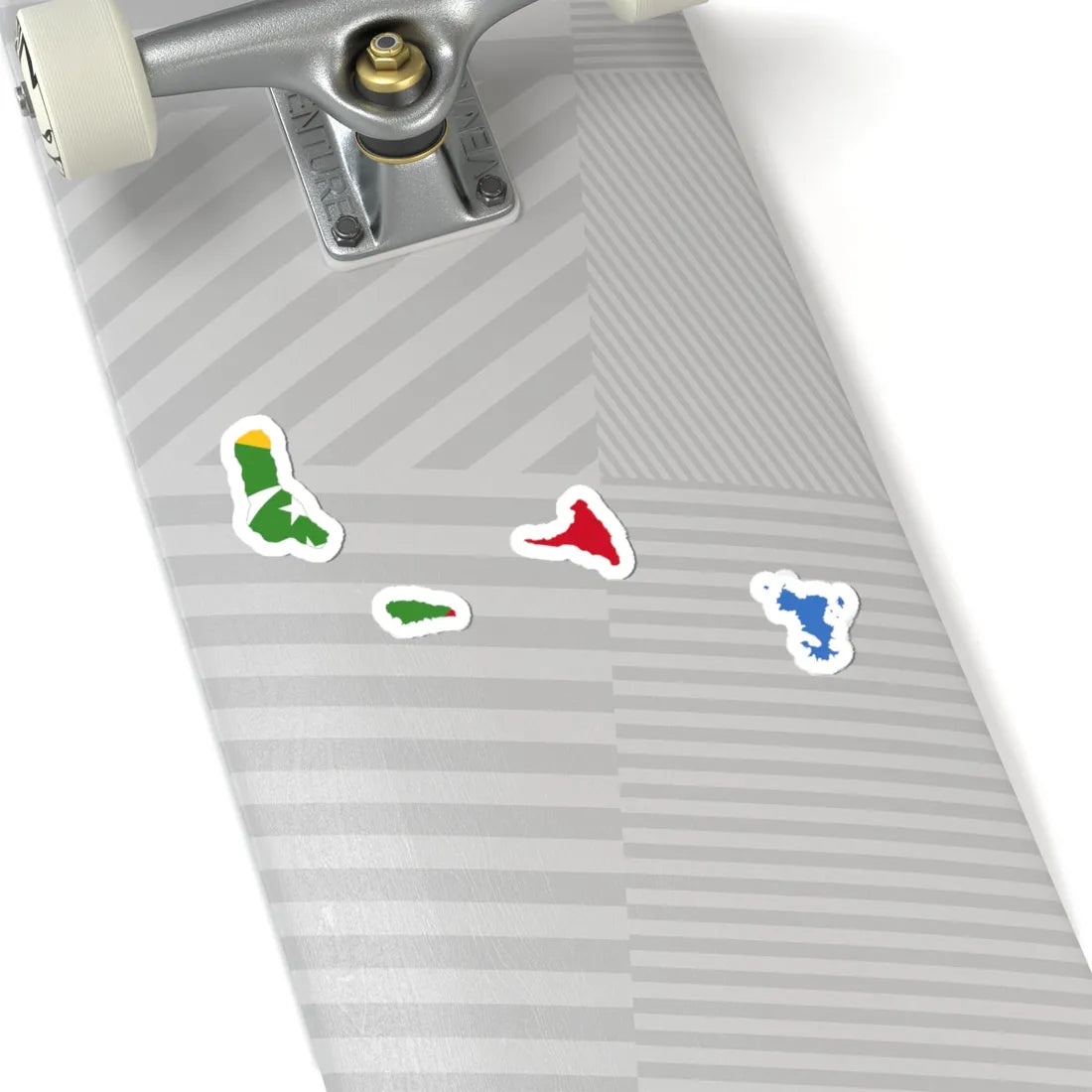 Flag map of Comoros united (Comoros) STICKER Vinyl Kiss-Cut Decal - The Sticker Space