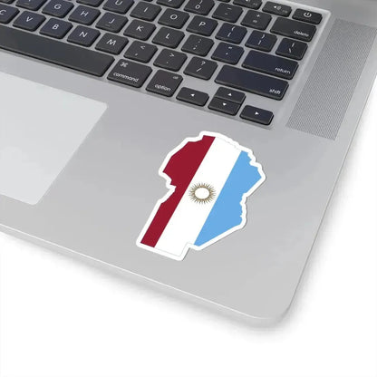 Flag-map of Cordoba Province Argentina (Argentina) STICKER Vinyl Kiss-Cut Decal - The Sticker Space