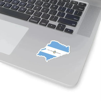 Flag-map of Corrientes Province (Argentina) STICKER Vinyl Kiss-Cut Decal - The Sticker Space