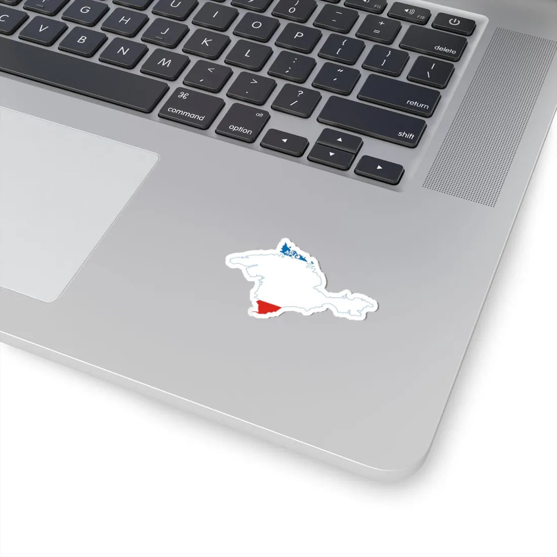 Flag-map of Crimea (Ukraine) STICKER Vinyl Kiss-Cut Decal - The Sticker Space