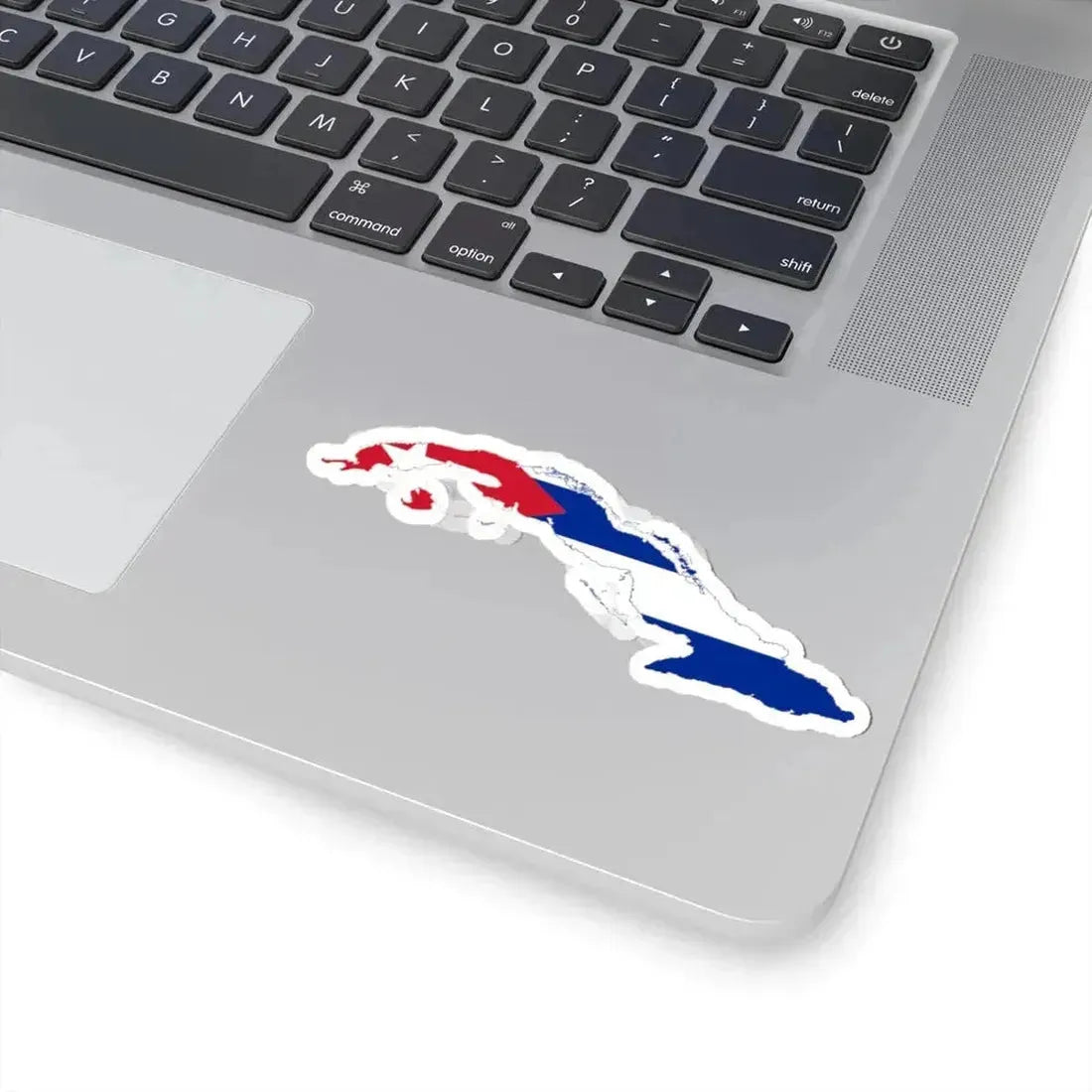 Flag-map of Cuba (Cuba) STICKER Vinyl Kiss-Cut Decal - The Sticker Space