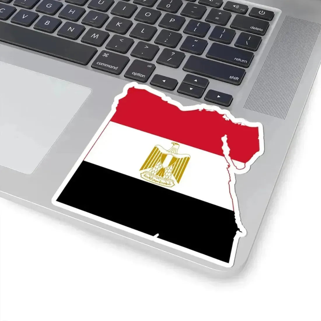 Flag-map of Egypt (Egypt) STICKER Vinyl Kiss-Cut Decal - The Sticker Space