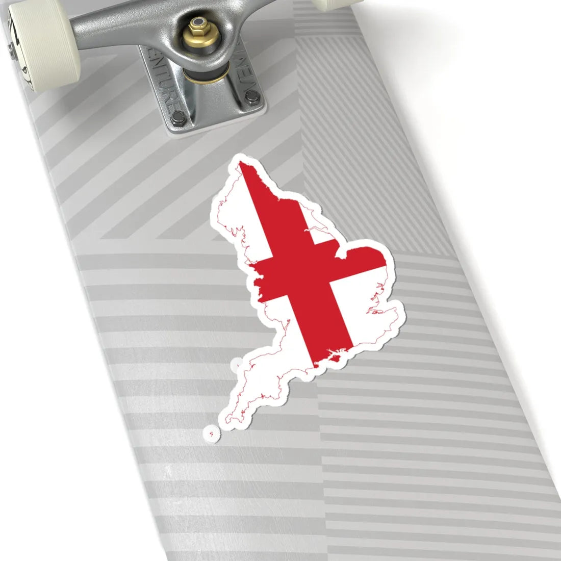 Flag map of England (England) STICKER Vinyl Kiss-Cut Decal - The Sticker Space
