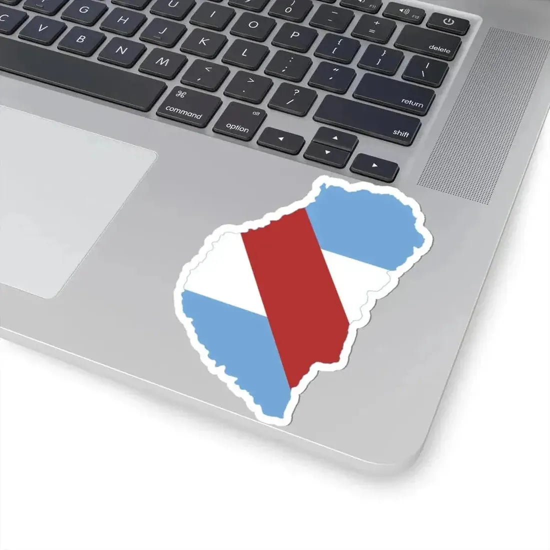 Flag-map of Entre Rios Province (Argentina) STICKER Vinyl Kiss-Cut Decal - The Sticker Space
