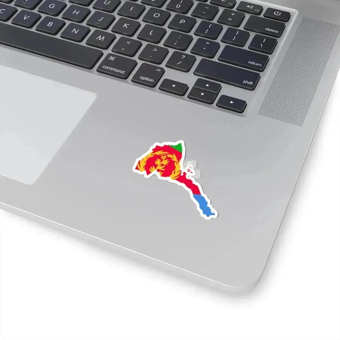 Flag-map of Eritrea (Eritrea) STICKER Vinyl Kiss-Cut Decal - The Sticker Space