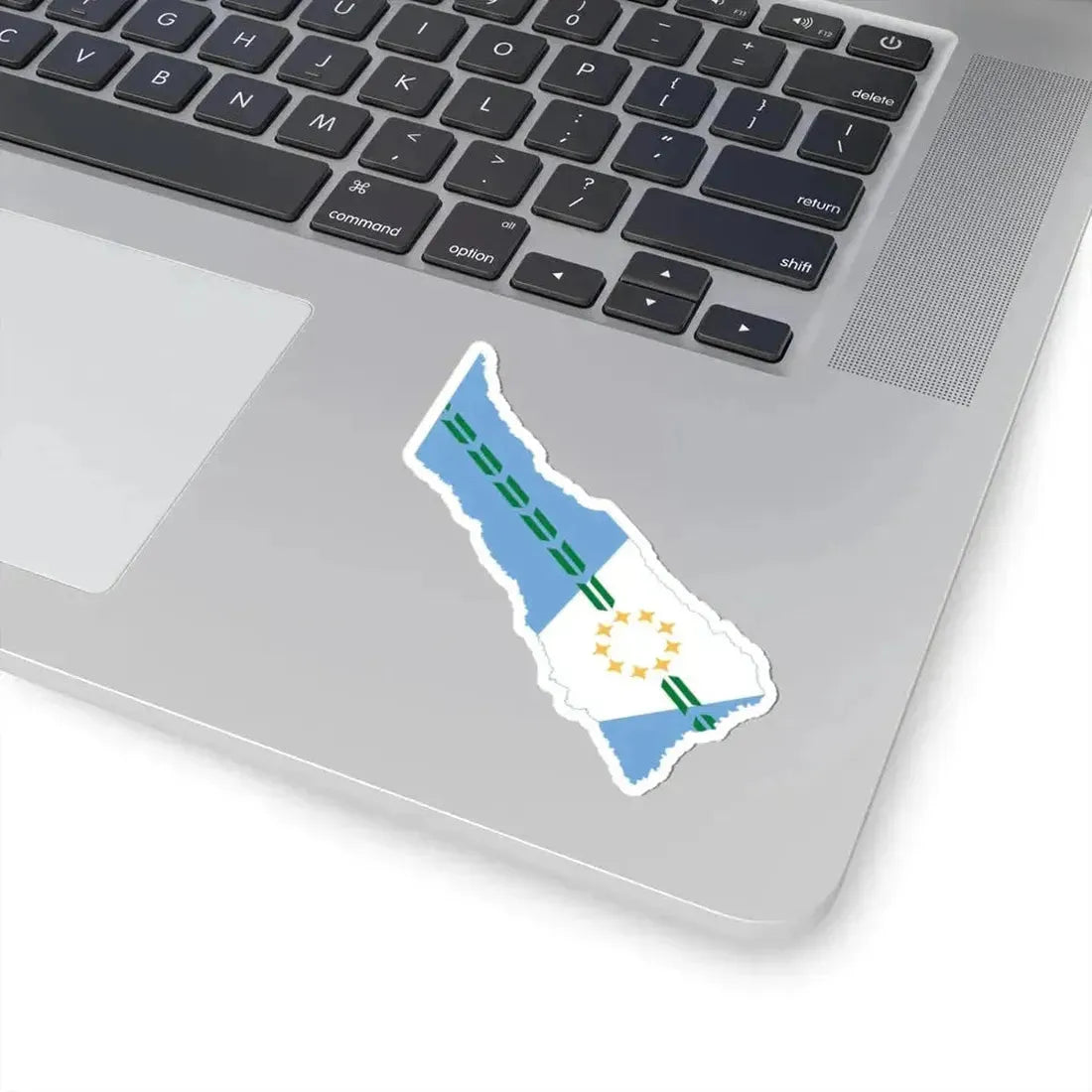 Flag-map of Formosa Province (Argentina) STICKER Vinyl Kiss-Cut Decal - The Sticker Space