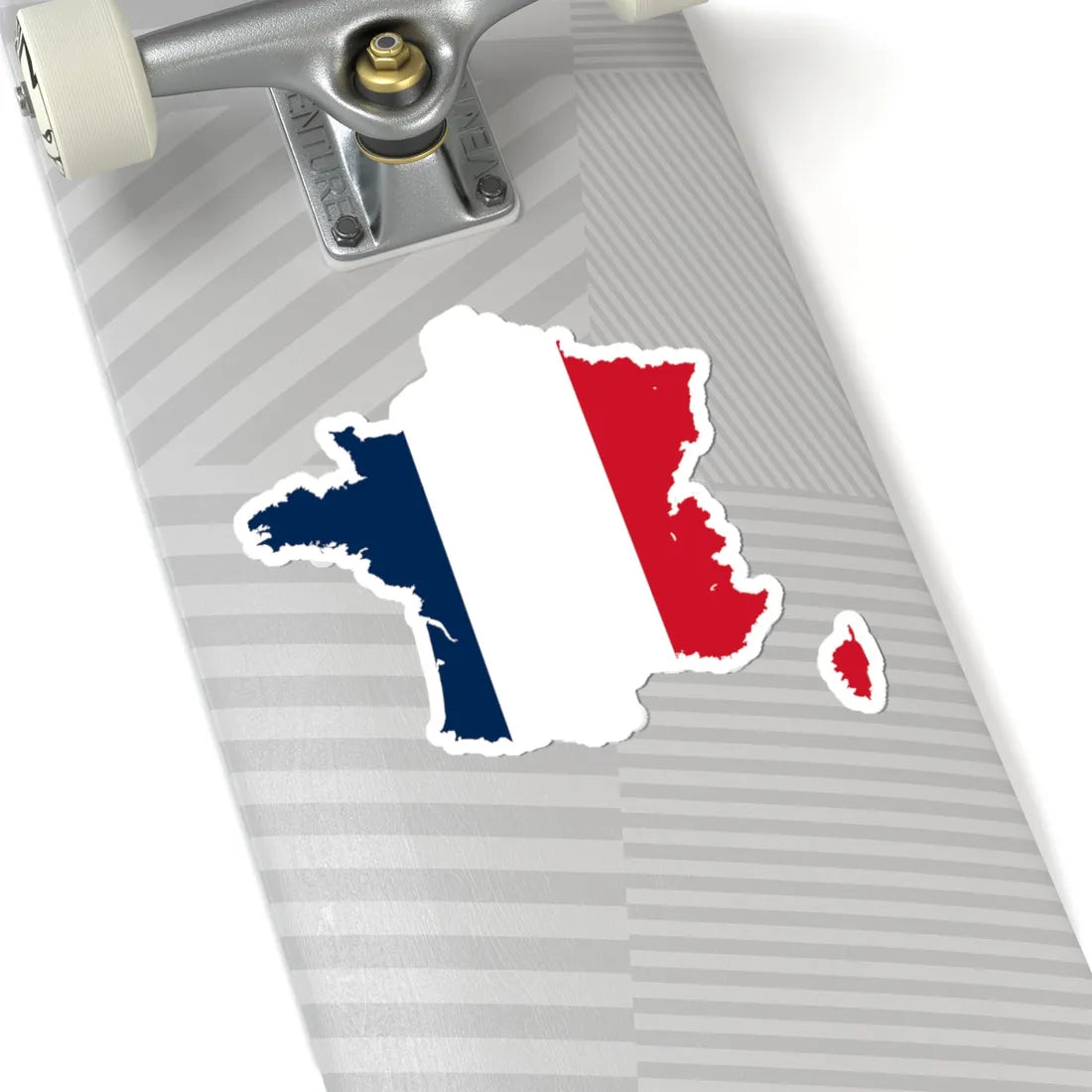 Flag map of France (France) STICKER Vinyl Kiss-Cut Decal - The Sticker Space