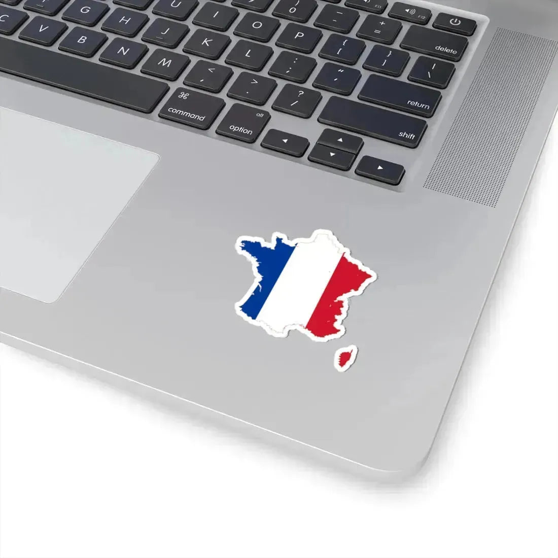 Flag-map of France (France) STICKER Vinyl Kiss-Cut Decal - The Sticker Space