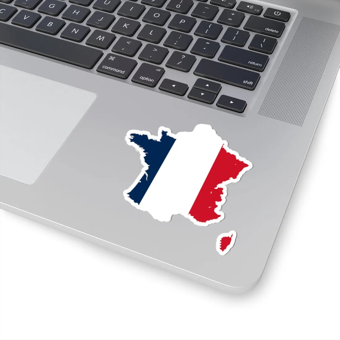 Flag map of France (France) STICKER Vinyl Kiss-Cut Decal - The Sticker Space