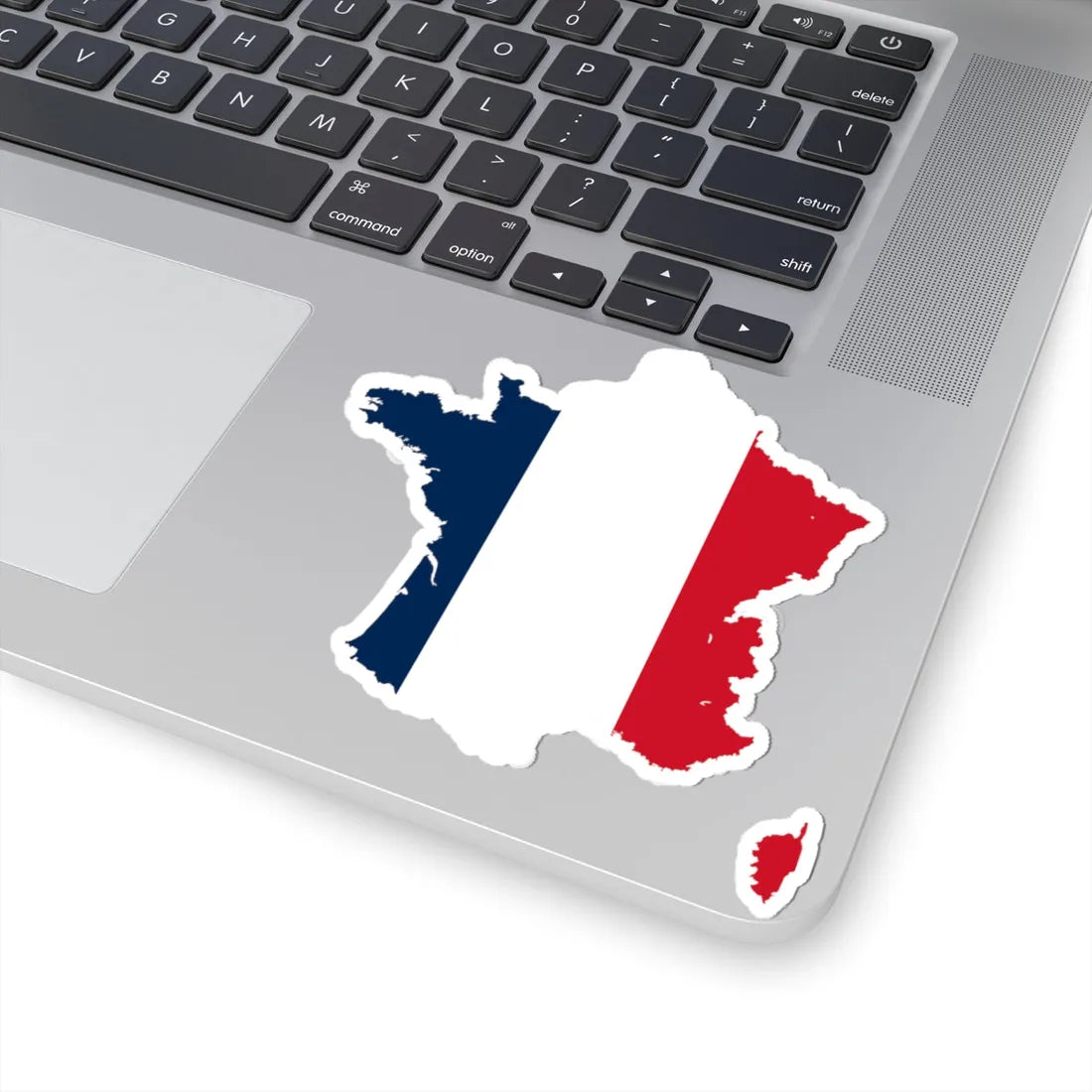 Flag map of France (France) STICKER Vinyl Kiss-Cut Decal - The Sticker Space