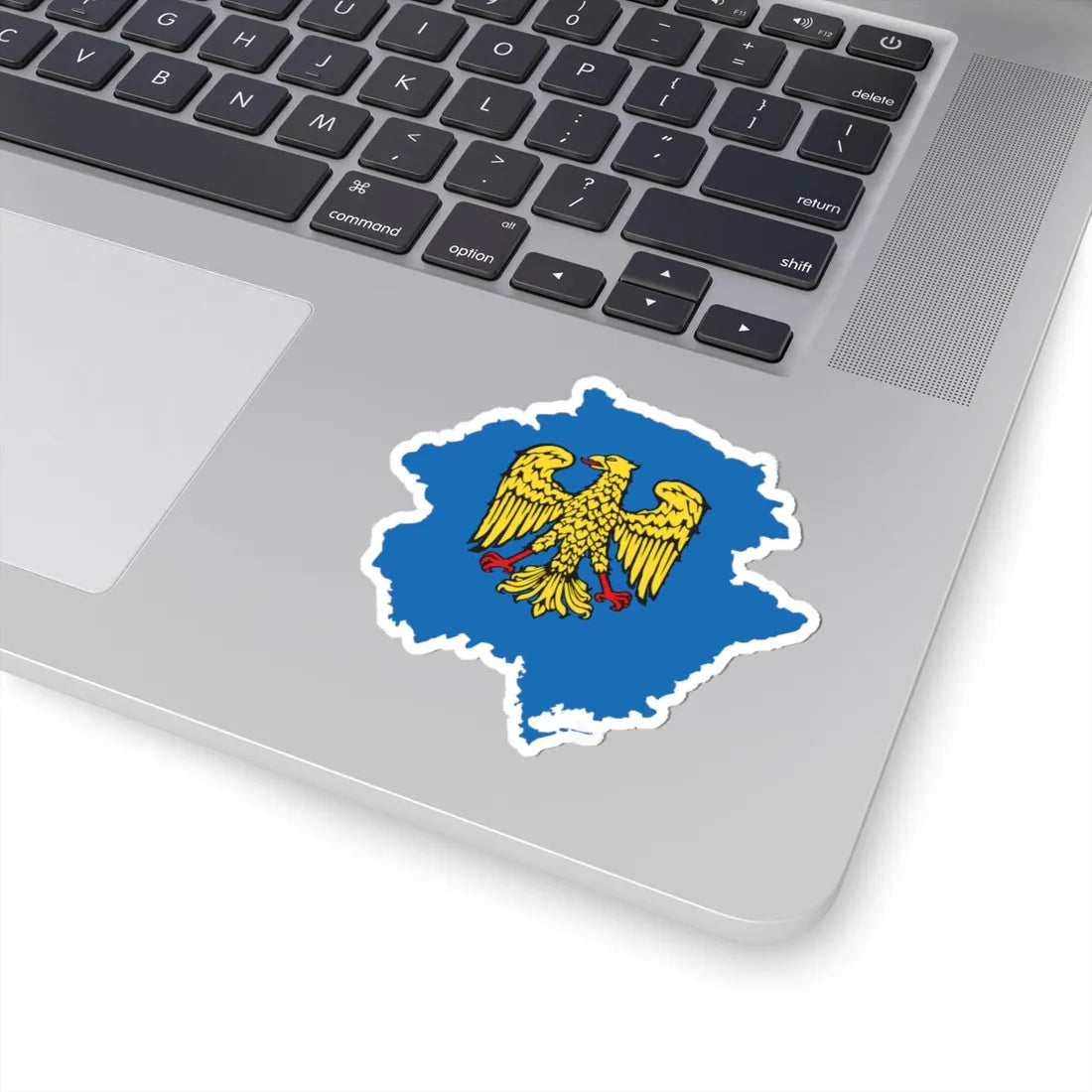 Flag map of Friuli (Italy) STICKER Vinyl Kiss-Cut Decal - The Sticker Space